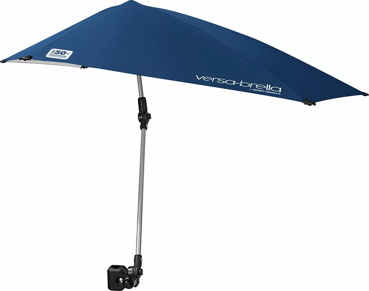 SKLZ Versa Brella Adjustable 5-Way Umbrella w/ Universal Clamp Firebrick Red 1 SKLZ Versa Brella Adjustable 5-Way Umbrella w/ Universal Clamp Firebrick Red