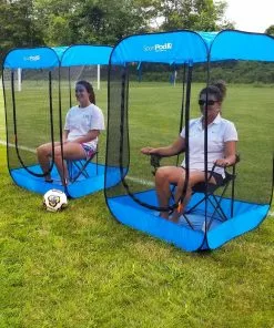 BugPod™ SportPod™ Pop Up Insect Screen Tent Royal -Soccer Shop a00 203 dual