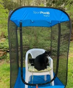 BugPod™ SportPod™ Pop Up Insect Screen Tent Royal -Soccer Shop a00 203 woods kitties