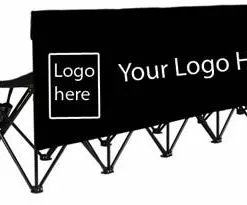 Travelbench TBLG5 El Grande Folding Soccer Bench w/ Backrest, 5-seater -Soccer Shop a07 144a 34