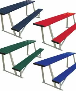 7.5' Portable Outdoor Powder Coated Scorer's Table & Bench, BEST08C -Soccer Shop a07 264colors 10