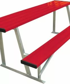 7.5' Portable Outdoor Powder Coated Scorer's Table & Bench, BEST08C -Soccer Shop a07 264sca
