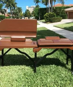 Port-A-Bench Folding Portable Bench Brown 13 Port-A-Bench Folding Portable Bench Brown -Soccer Shop a07 294 1 1