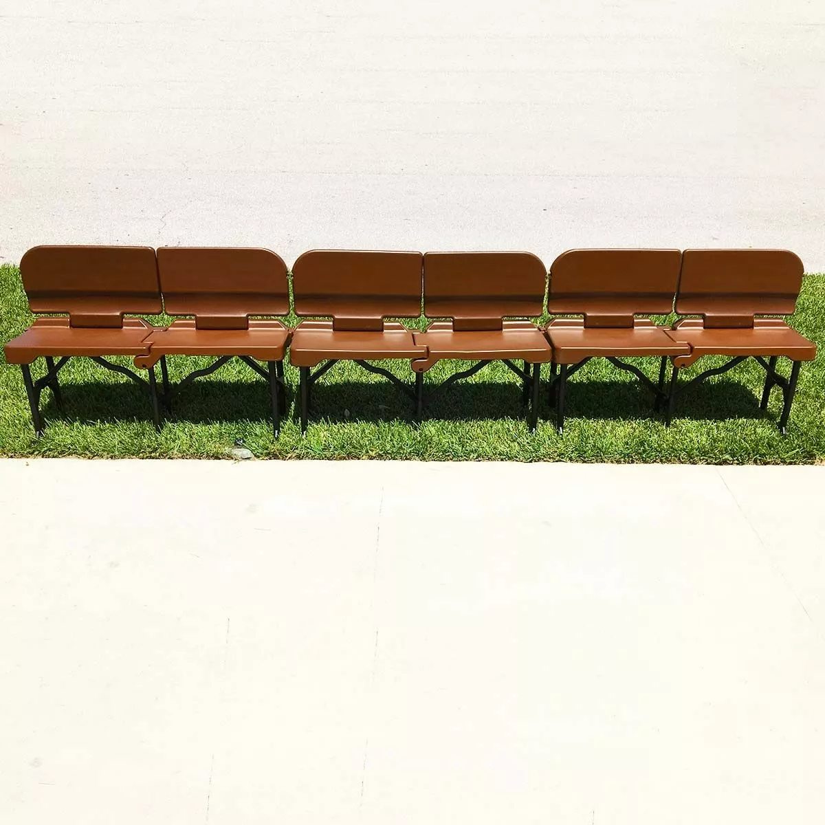 Port-A-Bench Folding Portable Bench Brown 6 Port-A-Bench Folding Portable Bench Brown - Image 6