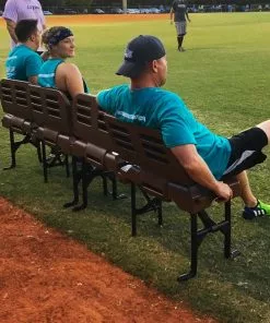 Port-A-Bench Folding Portable Bench Brown 17 Port-A-Bench Folding Portable Bench Brown -Soccer Shop a07 294 7 1