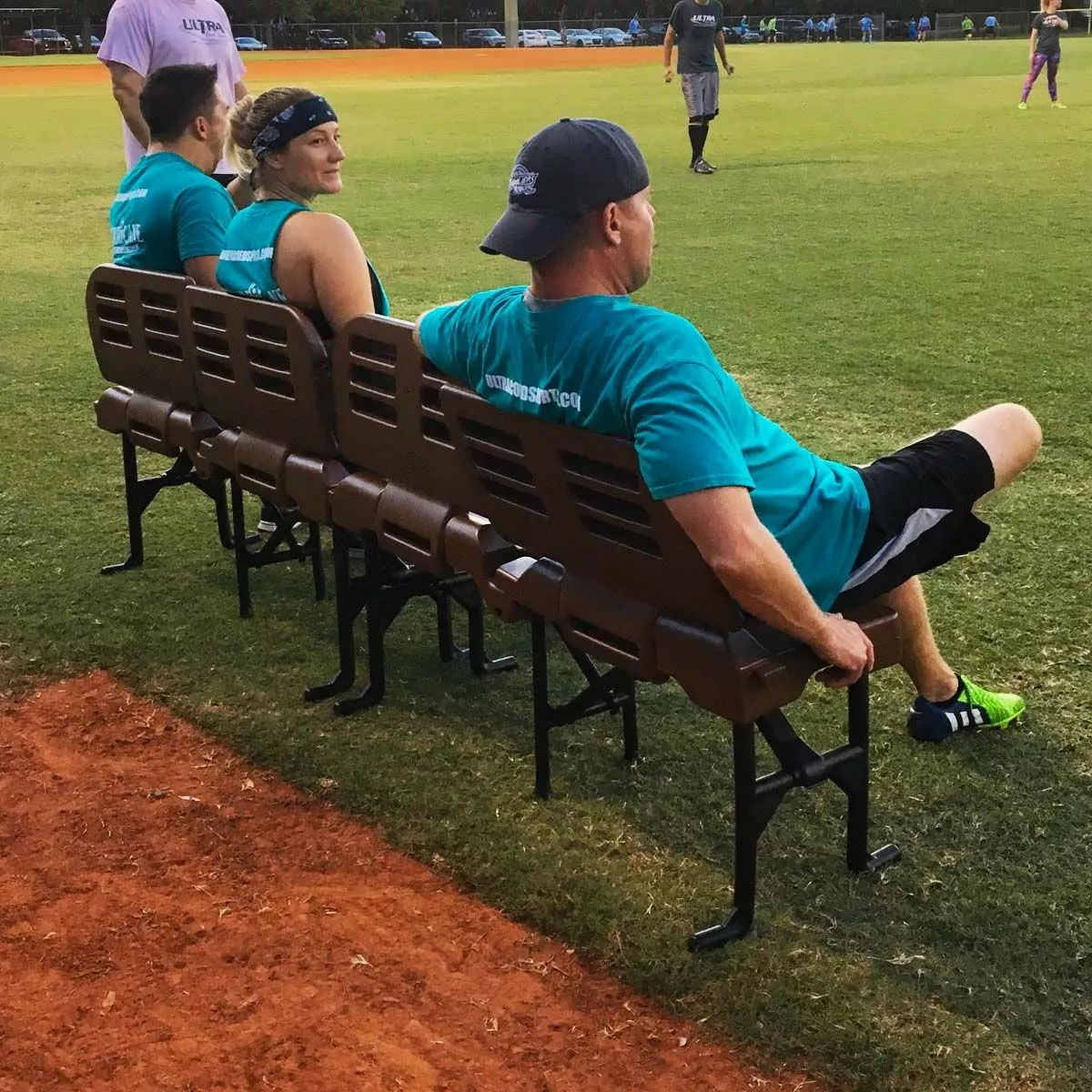 Port-A-Bench Folding Portable Bench Brown 9 Port-A-Bench Folding Portable Bench Brown - Image 9