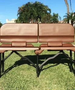 Port-A-Bench Folding Portable Bench Brown