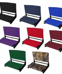 Stadium Chair Bleacher Seat (WSC2), DELUXE MODEL (4" wider) Navy -Soccer Shop a07 752 new colors