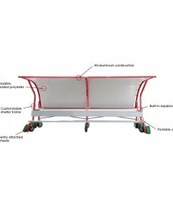 Kwik Goal Portable Team Shade Shelter -Soccer Shop a07 798 05