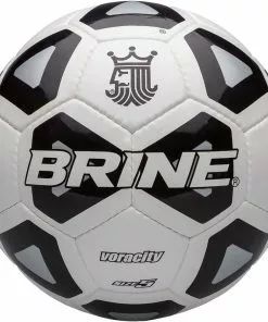 Brine SBVOR4-05 Voracity Soccer Ball, Size 5 Navy