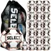 Select 20pk Club DB Soccer Ball Package w/ Bag Black