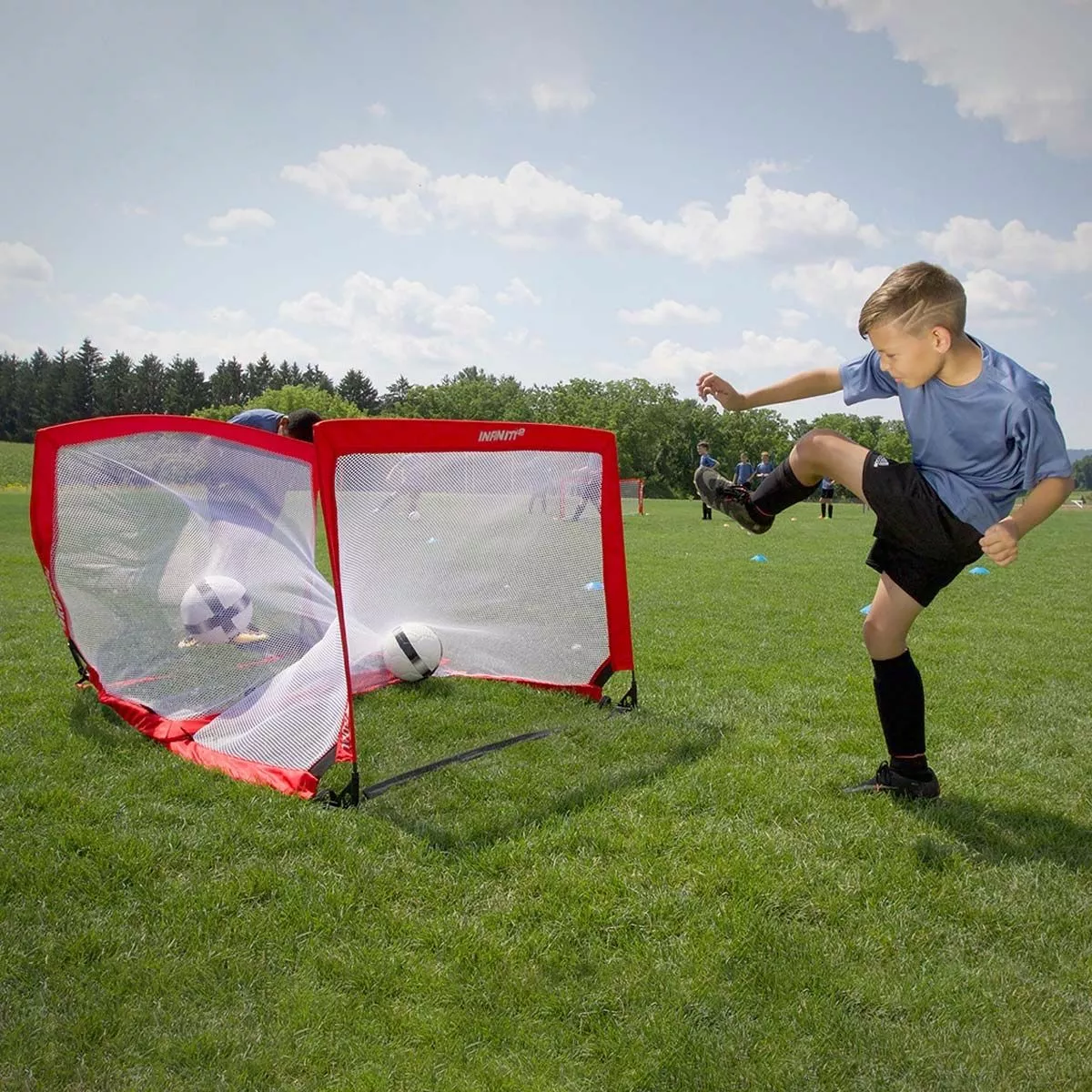 Kwik Goal 3'x4' Infinity 2 Pop-Up Soccer Goal, 2B7304 3 Kwik Goal 3'x4' Infinity 2 Pop-Up Soccer Goal, 2B7304 - Image 3