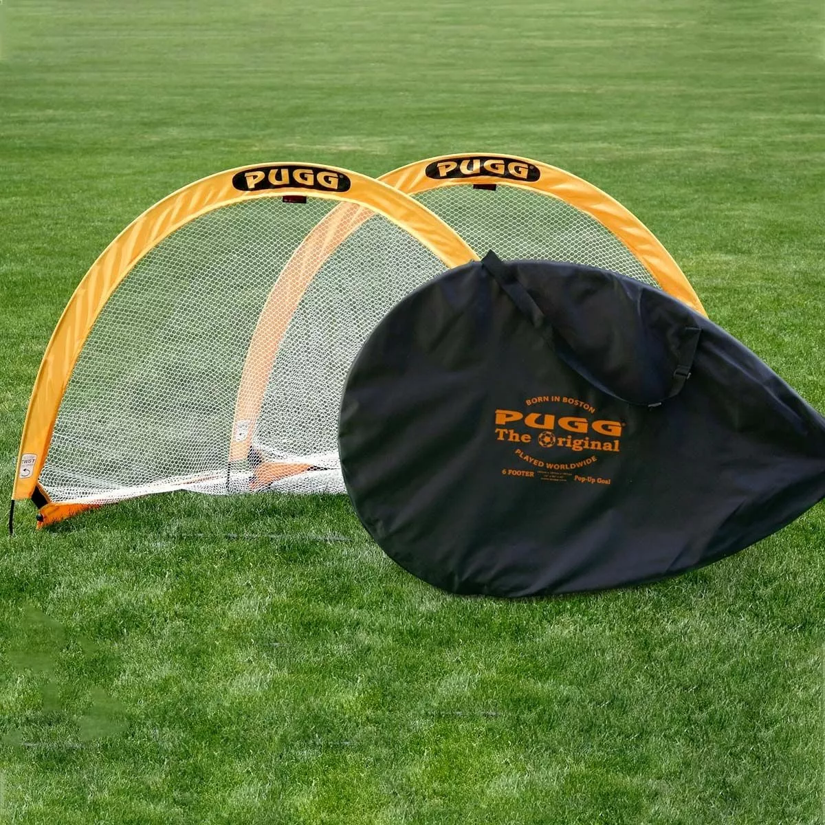 PUGG 6' Pop-Up Soccer Training Goals (pair) 1 PUGG 6' Pop-Up Soccer Training Goals (pair)