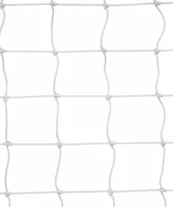 Jaypro 8'x24'x0'x8' 2.5mm Soccer Net, WHITE