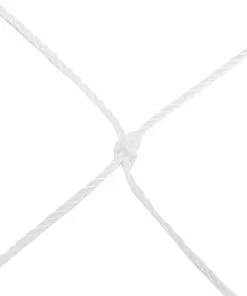 Jaypro 7'x12'x1'x4' 2.5mm Soccer Net, WHITE -Soccer Shop a11 501 new