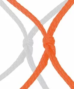 Jaypro 8'x24'x4'x10' Soccer Nets, 4mm Braided, SND-7/8 (pair) White