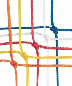 Champion 8'x24'x4'x10', 4mm Official Soccer Nets, 205 (pair) Yellow