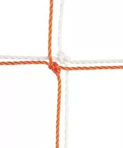 Champion 8'x24'x4'x10', 3.5mm Official Soccer Nets, 204 (pair) White