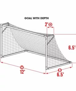 Kwik Goal 6.5'x12'x2'x6.5' Soccer Net, 3mm, WHITE, 3B5821 5 Kwik Goal 6.5'x12'x2'x6.5' Soccer Net, 3mm, WHITE, 3B5821 -Soccer Shop a11 539 new diagram