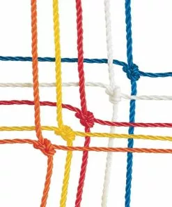 Champion 8'x24'x4'x10', 3mm Official Soccer Nets, 203 (pair) Orange