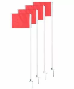 Champion Official Soccer Corner Flags, set of 4, SCF-20