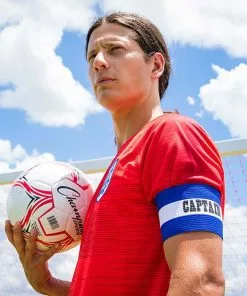 Soccer Captain's Armband, Adult Red -Soccer Shop a11 731 new 02