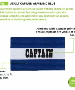 Soccer Captain's Armband, Adult Red -Soccer Shop a11 731 new 03