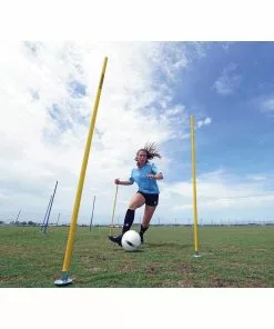 Kwik Goal set/6 Soccer Coaching Sticks w/ Steel Peg Base, 16B1001 Blue 10 Kwik Goal set/6 Soccer Coaching Sticks w/ Steel Peg Base, 16B1001 Blue -Soccer Shop a11 757 new 03