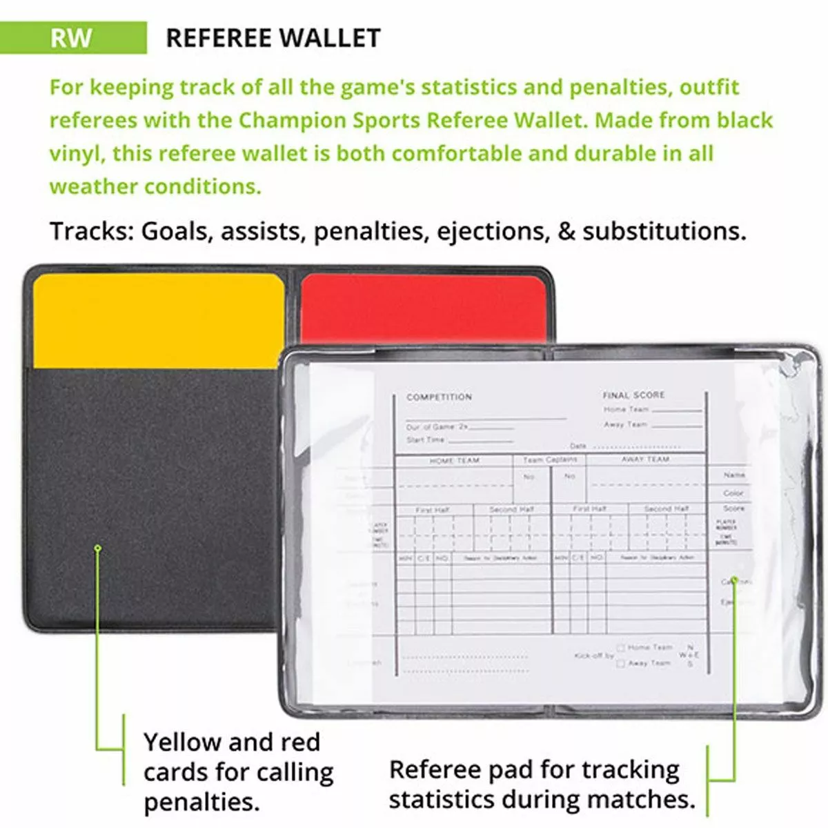 Champion Soccer Referee's Wallet 4 Champion Soccer Referee's Wallet - Image 4