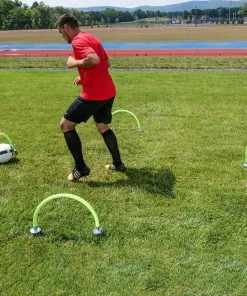 Kwik Goal 19"W Soccer Training Arches, Hi-Vis Green, 16A1324 6 Kwik Goal 19"W Soccer Training Arches, Hi-Vis Green, 16A1324 -Soccer Shop a11 775 new 03