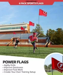 POWERNET Sports Flags, Set/6 -Soccer Shop a11 794 03