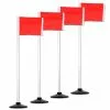 Champro All-Surface Official Soccer Corner Flags w/ Rubber Base, set of 4, A197RB