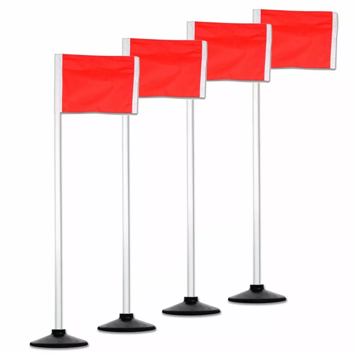 Champro All-Surface Official Soccer Corner Flags w/ Rubber Base, set of 4, A197RB 1 Champro All-Surface Official Soccer Corner Flags w/ Rubber Base, set of 4, A197RB