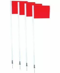 Champro Deluxe Official Soccer Corner Flags w/ Spring, set of 4, A197
