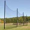 Jaypro 15'Hx65'L Lacrosse/Multi-Sport Ball Stop Barrier Netting System, FNMB-65