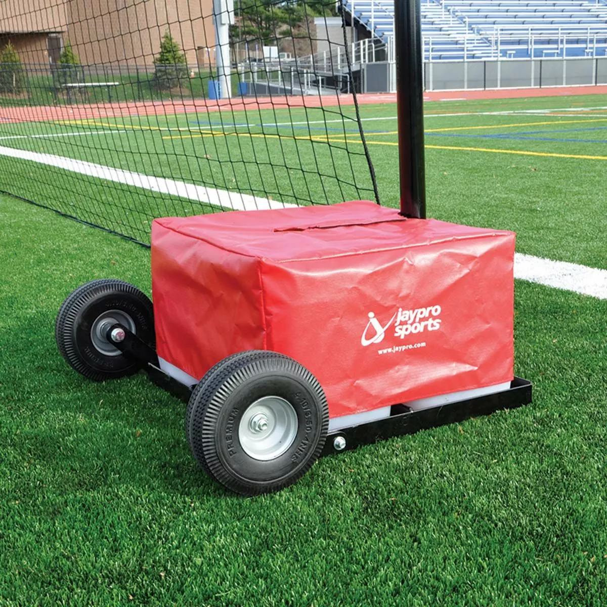 Jaypro 12'Hx60'L Portable Field Backstop Netting System, PFN-1260PKG 3 Jaypro 12'Hx60'L Portable Field Backstop Netting System, PFN-1260PKG - Image 3