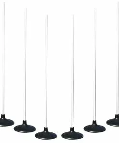 Jaypro Set of 6 All-Surface Coaching Sticks, RBCS-6