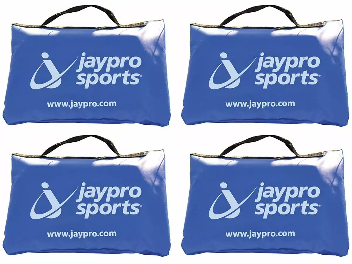 Jaypro Set of 4 Sand Anchor Bags w/ Nylon Strap, SWB-454W 2 Jaypro Set of 4 Sand Anchor Bags w/ Nylon Strap, SWB-454W - Image 2
