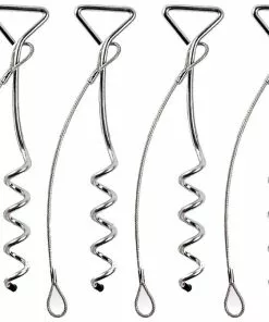 Kwik Goal Portable Soccer Goal Auger Anchors, 10B1101 set/4