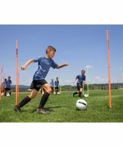 Kwik Goal Set of 6 Soccer Coaching Sticks 2 Go Hi-Vis Green -Soccer Shop a11 981 3 1