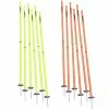 Kwik Goal Set of 6 Soccer Coaching Sticks 2 Go Hi-Vis Green