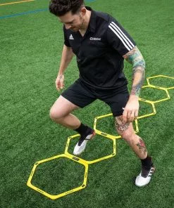 Kwik Goal Hex Speed Rings Agility Trainer Set -Soccer Shop a11 998 05
