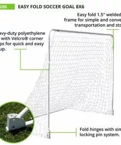 Champion 6'x8' Easy Fold Soccer Goal -Soccer Shop a12 032 3
