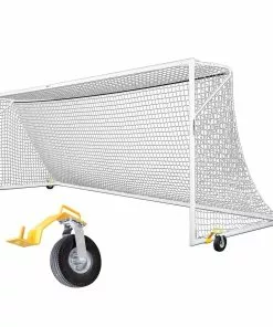 Kwik Goal Pro Premier European 8'x24' Match Soccer Goal w/ Swivel Wheels, 2B2001SW