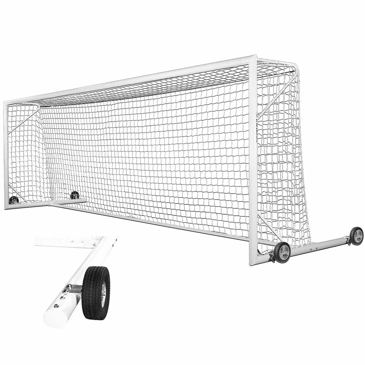 Kwik Goal Fusion 120 8'x24' Soccer Goal w/ Wheels, 2B3906 3 Kwik Goal Fusion 120 8'x24' Soccer Goal w/ Wheels, 2B3906 - Image 3