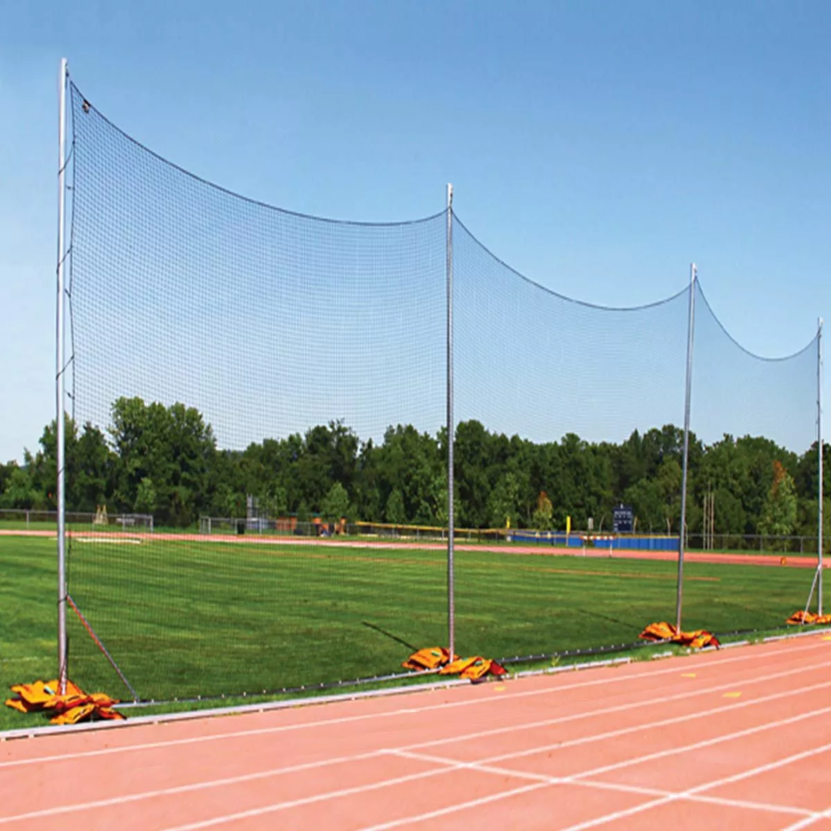 Kwik Goal 15'Hx60'W Portable Backstop Netting System, 7E201 1 Kwik Goal 15'Hx60'W Portable Backstop Netting System, 7E201