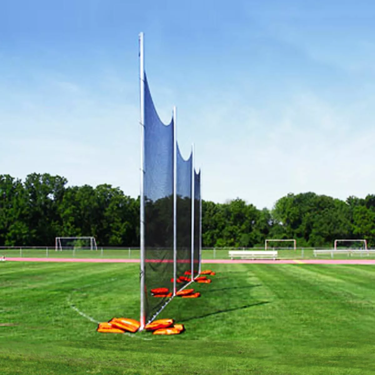 Kwik Goal 15'Hx60'W Portable Backstop Netting System, 7E201 2 Kwik Goal 15'Hx60'W Portable Backstop Netting System, 7E201 - Image 2