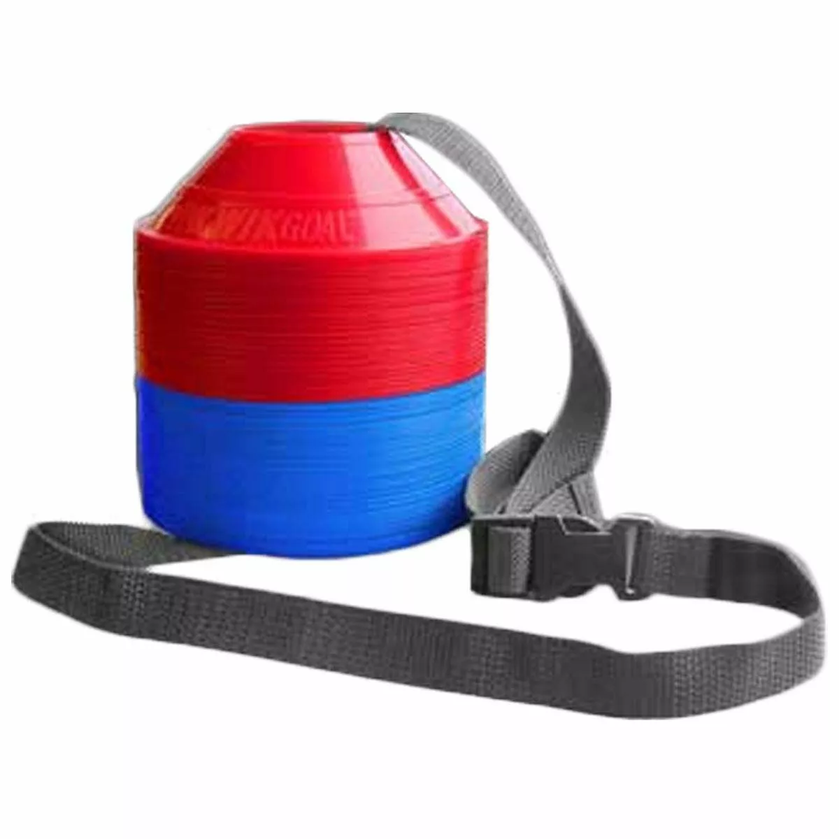 Kwik Goal 6A15 Mini Disc Cones Kit, 50/Kit Blue/Red 1 Kwik Goal 6A15 Mini Disc Cones Kit, 50/Kit Blue/Red