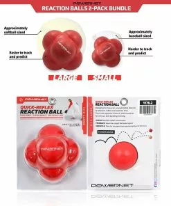 POWERNET Reaction Balls, 2pk -Soccer Shop a33 013 01