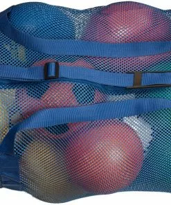 Champion Mesh Sports Equipment Bag, 15''x36'' Royal
